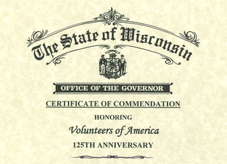Gov Evers proclaims March 8, 2021 as Volunteers of America Day in Wisconsin