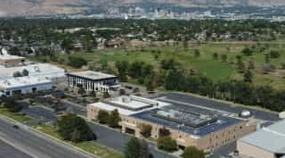 Drone view of Recovery on Redwood facility